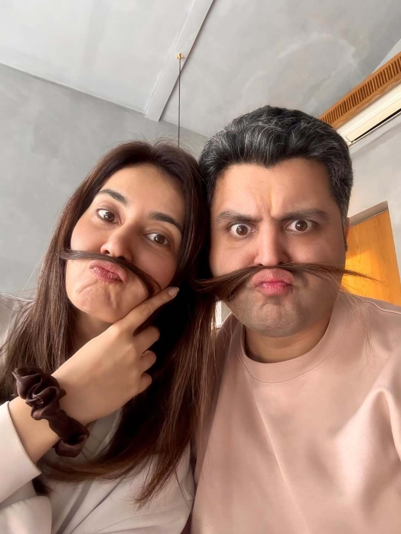 Raashii Khanna shared some goofy pictures with her brother Raunaq and wrote, 